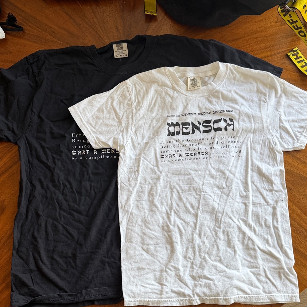 Black and White Short Sleeve Tees